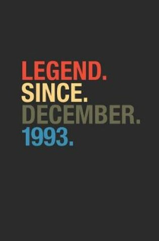 Cover of Legend Since December 1993