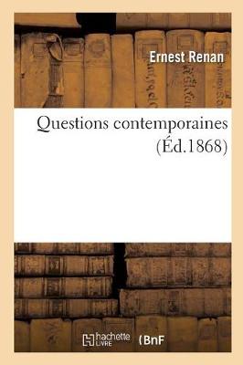 Cover of Questions Contemporaines (Ed.1868)