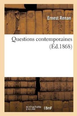 Book cover for Questions Contemporaines (Ed.1868)