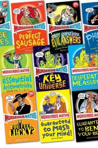 Cover of Murderous Maths Collection (savage Shapes, the Phantom X, the Perfect Sausage, the Key to the Universe, Guaranteed to Mash Your Mind, More...)