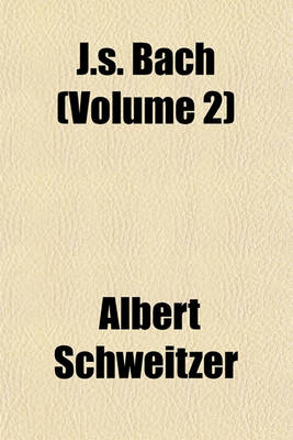 Book cover for J.S. Bach (Volume 2)