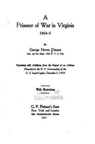 Cover of A Prisoner of War in Virginia 1864-5