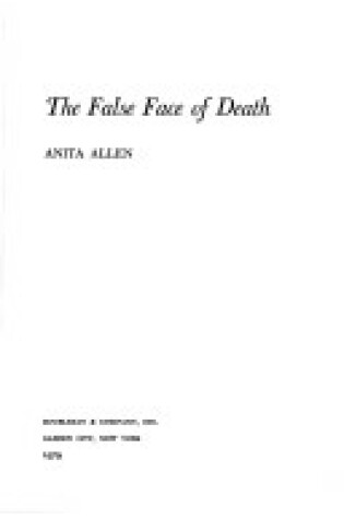 Cover of The False Face of Death