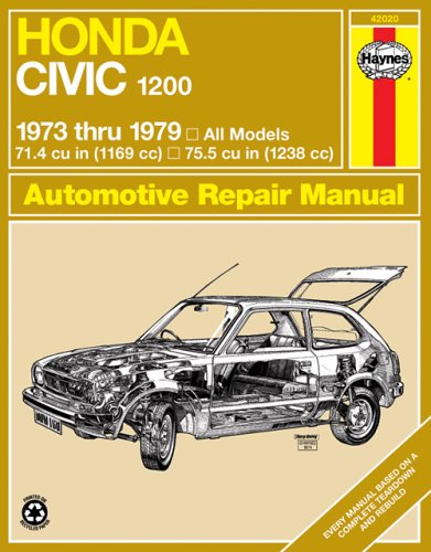 Book cover for Honda Civic 1200 (73 - 79)