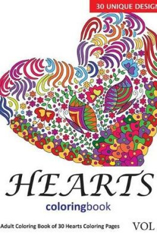 Cover of Hearts Coloring Book