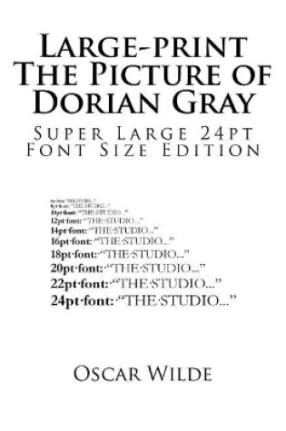 Cover of Large-print The Picture of Dorian Gray