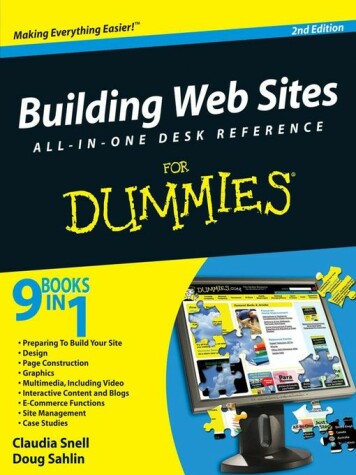 Book cover for Building Web Sites All-in-One For Dummies
