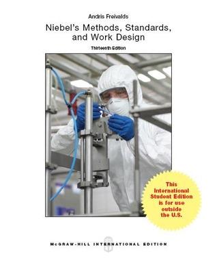 Book cover for Niebel's Methods, Standards, & Work Design