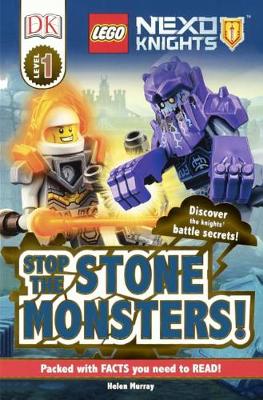 Book cover for Lego Nexo Knights: Stop the Stone Monsters!