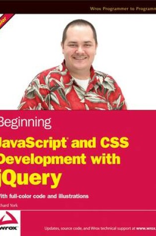 Cover of Beginning JavaScript and CSS Development with JQuery