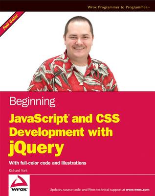 Book cover for Beginning JavaScript and CSS Development with JQuery