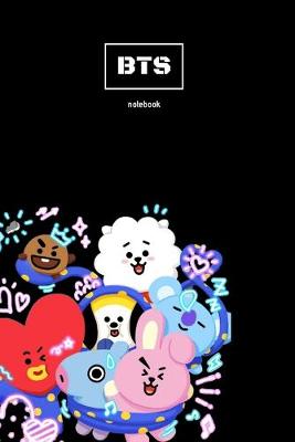 Cover of Kpop BTS BT21 PlanetBT NoteBook For Boys And Girls