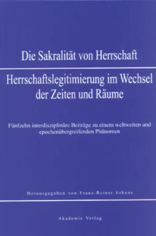 Cover of Sakralitat Von Herrschaft