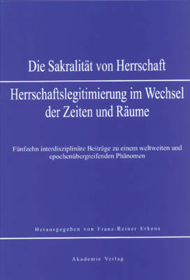 Book cover for Sakralitat Von Herrschaft