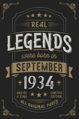 Cover of Real Legends were born in September 1934