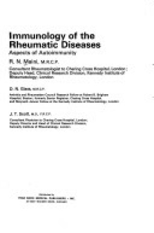 Cover of Immunology of the Rheumatic Diseases