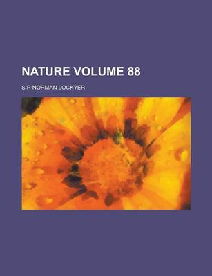 Book cover for Nature Volume 88