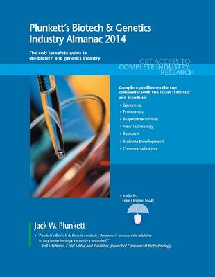 Cover of Plunkett's Biotech & Genetics Industry Almanac 2014
