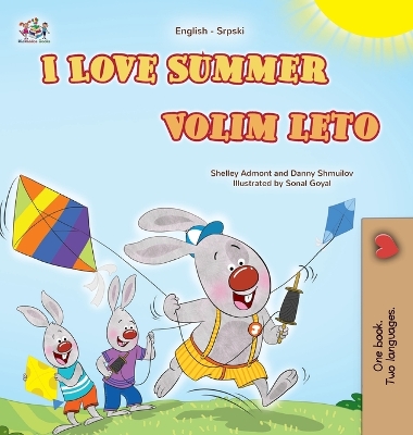 Book cover for I Love Summer (English Serbian Bilingual Children's Book-Latin)