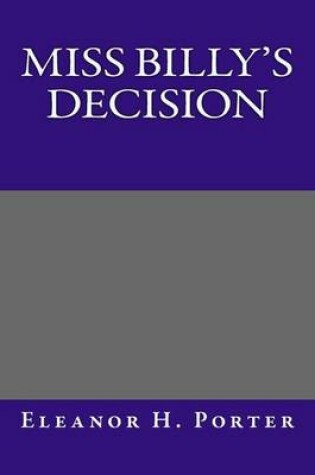 Cover of Miss Billy's Decision