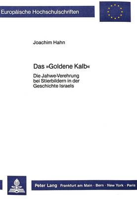 Cover of Das -Goldene Kalb-