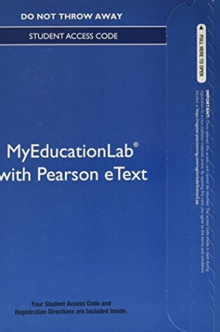 Cover of NEW MyLab Education with Pearson eText -- Standalone Access Card -- for Assessing and Correcting Reading and Writing Difficulties