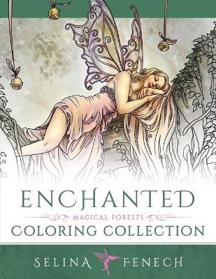 Book cover for Enchanted - Magical Forests Coloring Collection