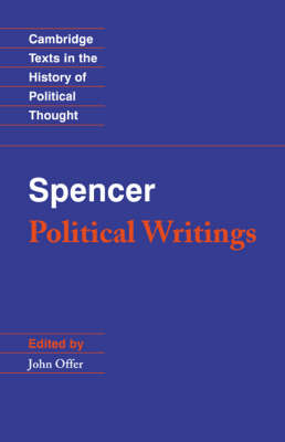 Cover of Spencer: Political Writings