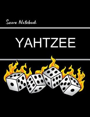 Book cover for Yahtzee Score Notebook