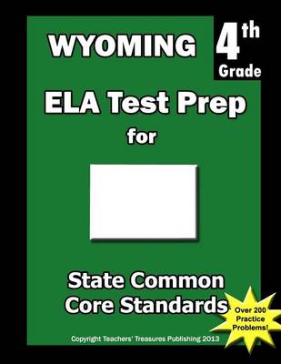 Book cover for Wyoming 4th Grade ELA Test Prep