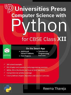 Book cover for Computer Science with Python for CBSE Class XII