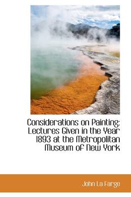 Book cover for Considerations on Painting