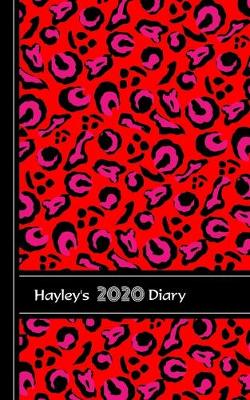 Book cover for Leopard Skin Print Red Pink Hayley Design