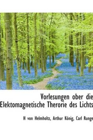 Cover of Vorlesungen Ober Die Elektomagnetische Therorie Des Lichts