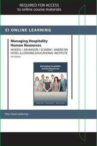 Cover of Managing Hospitality Human Resources Online Component (Ahlei) -- Access Card