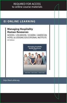 Book cover for Managing Hospitality Human Resources Online Component (Ahlei) -- Access Card