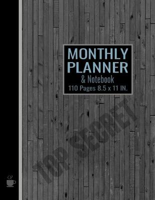 Book cover for Monthly Planner and Notebook