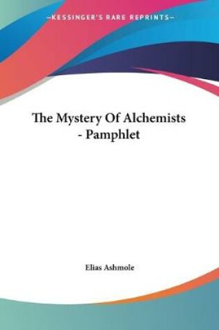 Cover of The Mystery Of Alchemists - Pamphlet