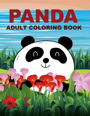 Book cover for Panda Adult Coloring Book