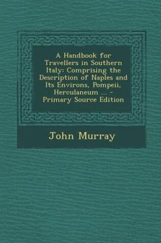 Cover of A Handbook for Travellers in Southern Italy