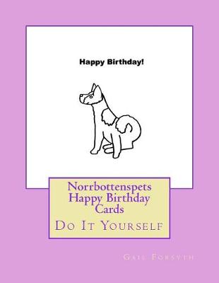 Book cover for Norrbottenspets Happy Birthday Cards