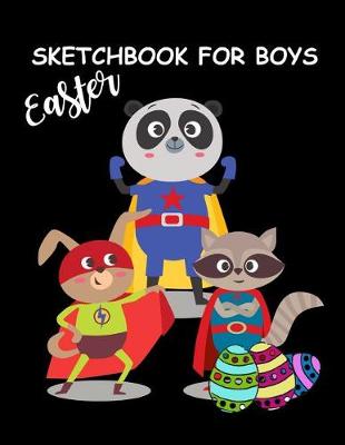 Book cover for Easter Sketchbook for Boys