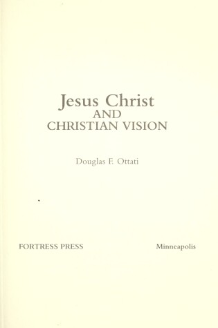Cover of Jesus Christ and Christian Vision
