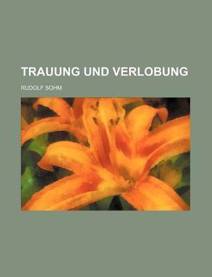 Book cover for Trauung Und Verlobung