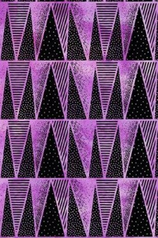 Cover of Journal Notebook Abstract Triangles Pattern 9