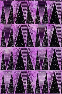 Cover of Journal Notebook Abstract Triangles Pattern 9