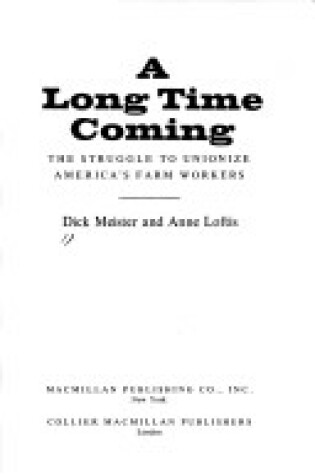 Cover of A Long Time Coming