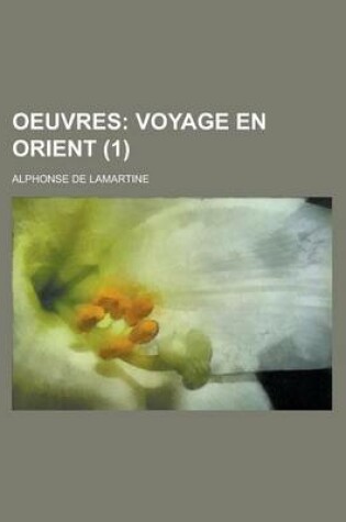 Cover of Oeuvres (1 )