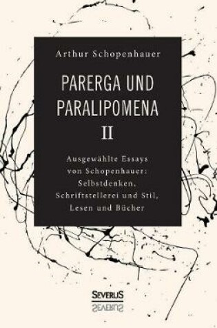 Cover of Parerga und Paralipomena II