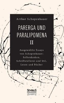 Book cover for Parerga und Paralipomena II